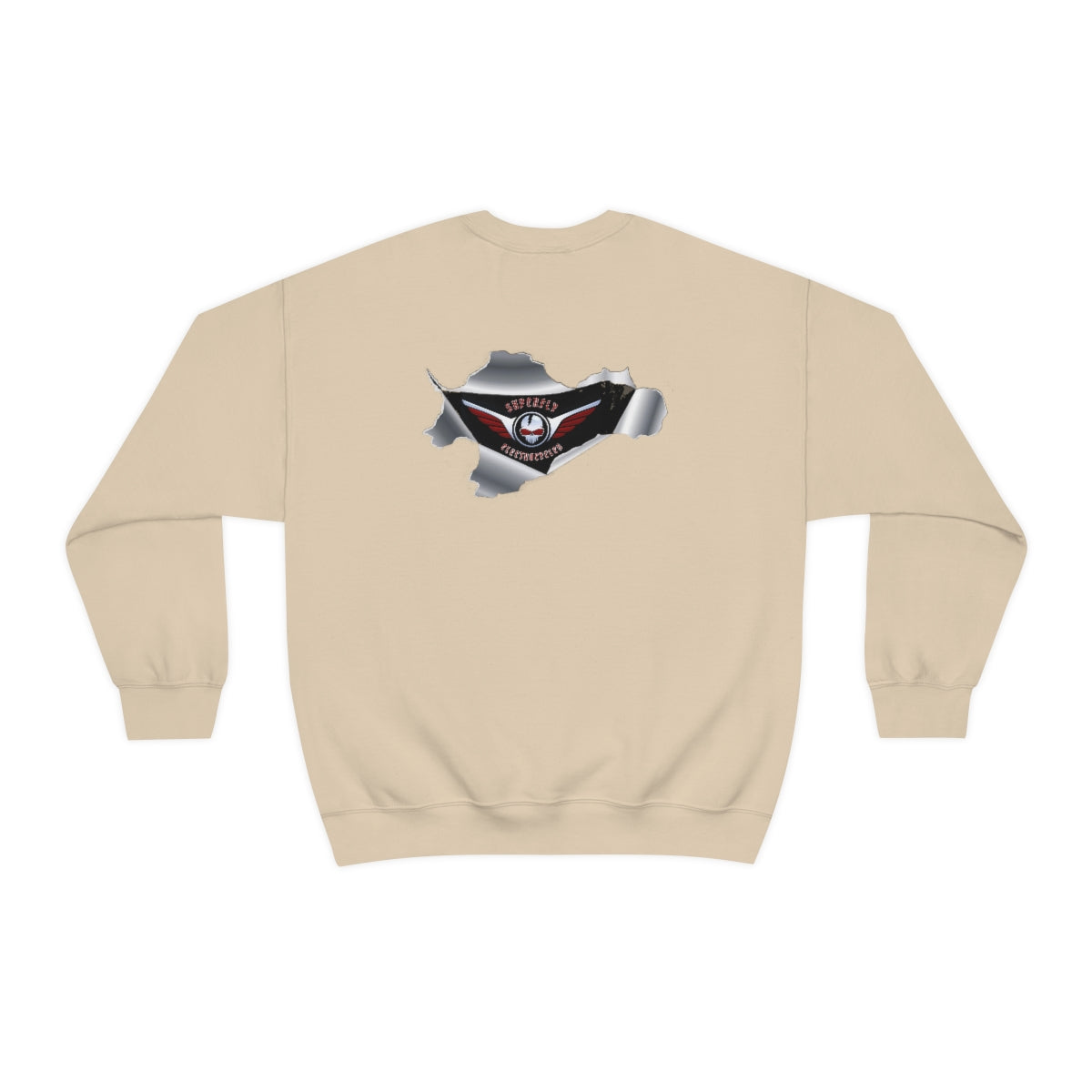 OFFICIAL Superfly ElectroCycles Shop Heavy Blend Sweatshirt (Gildan)- (F/B Print)