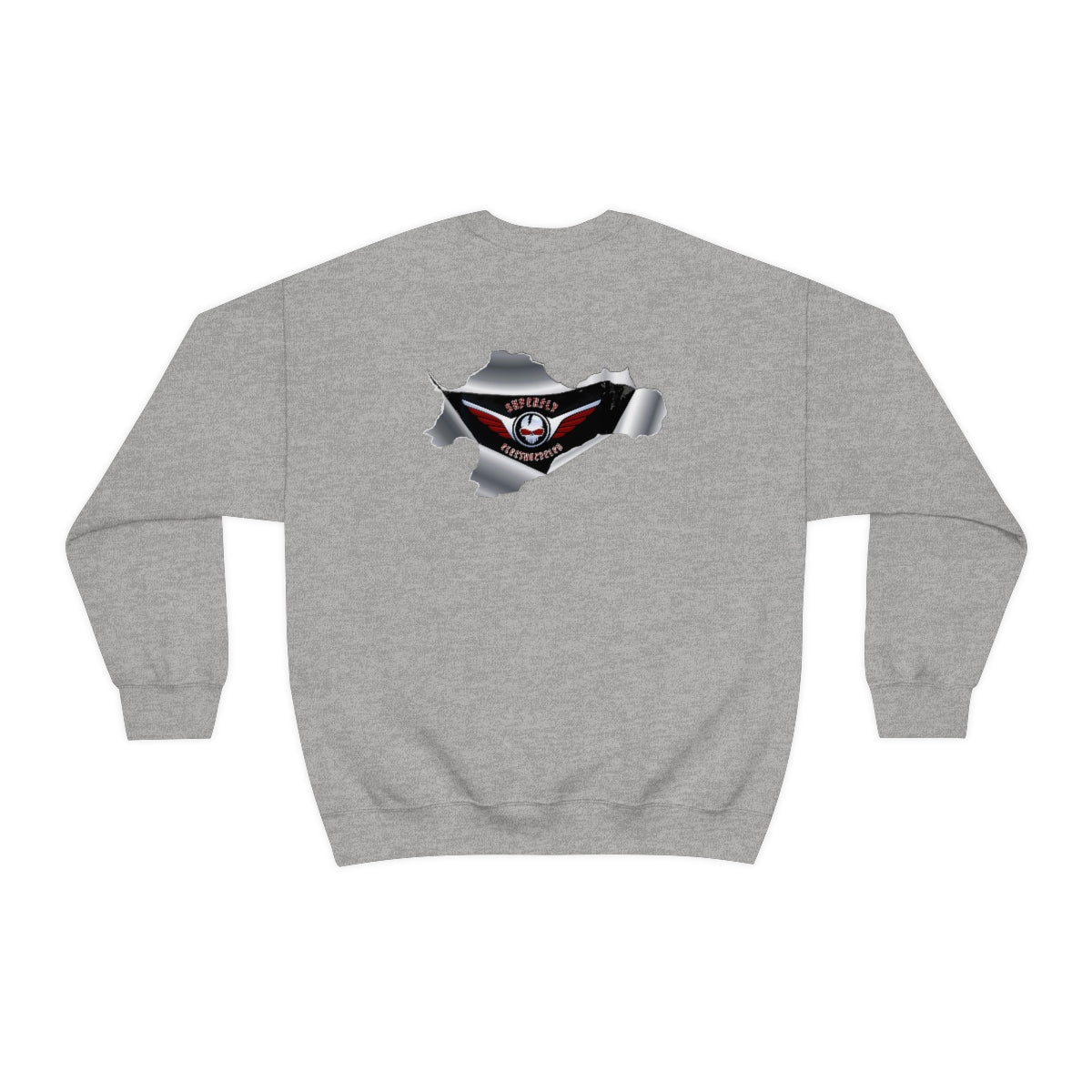 OFFICIAL Superfly ElectroCycles Shop Heavy Blend Sweatshirt (Gildan)- (F/B Print)