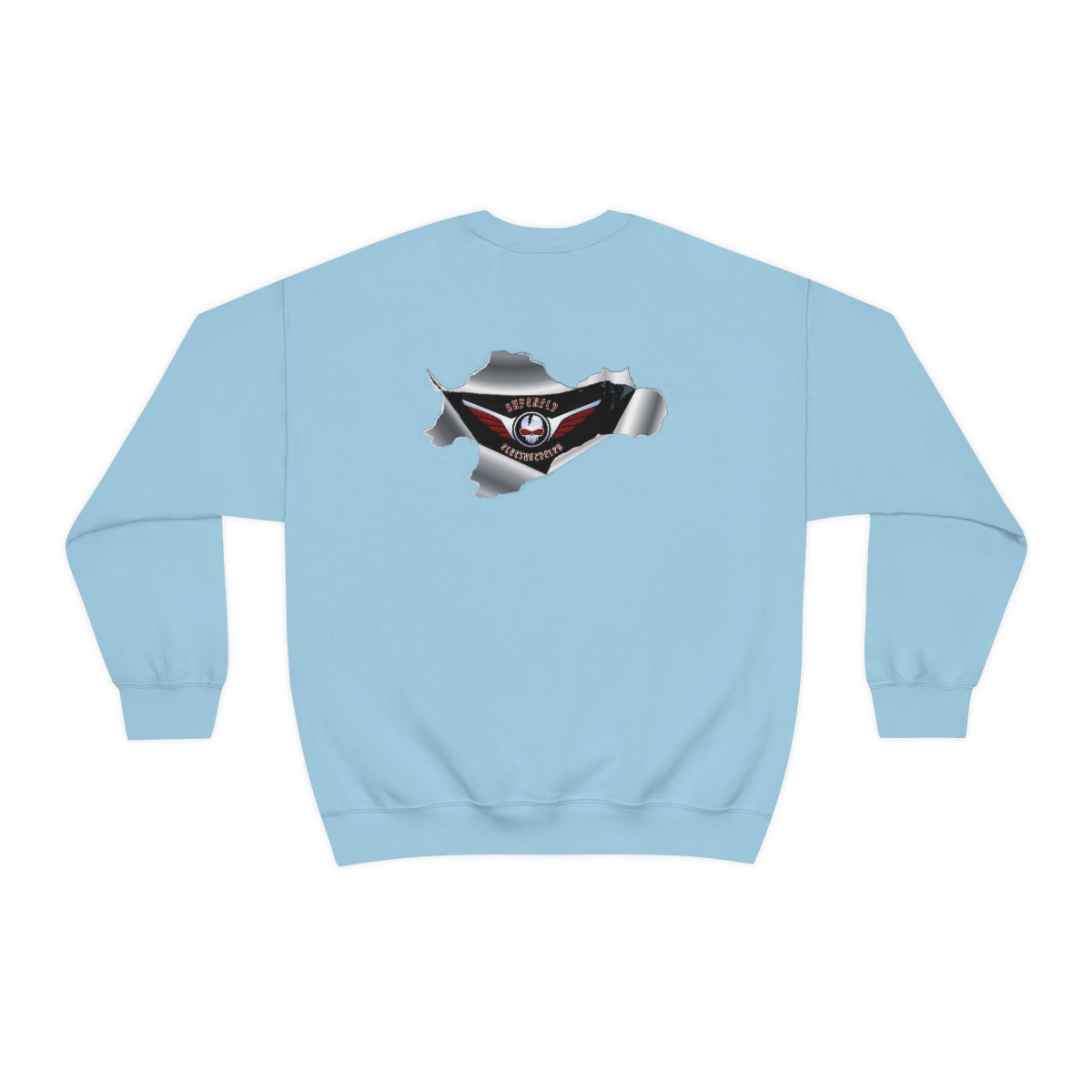 OFFICIAL Superfly ElectroCycles Shop Heavy Blend Sweatshirt (Gildan)- (F/B Print)