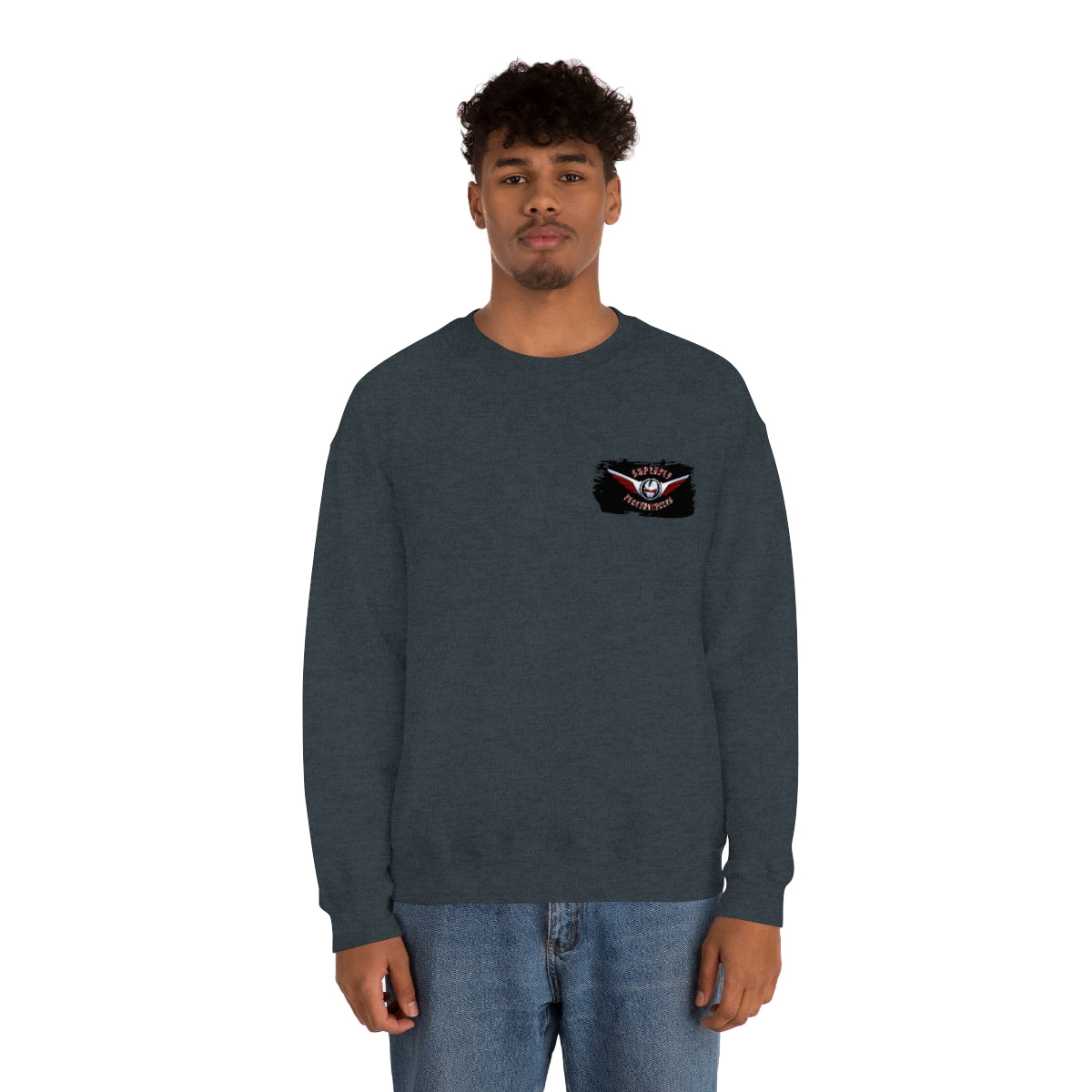OFFICIAL Superfly ElectroCycles Shop Heavy Blend Sweatshirt (Gildan)- (F/B Print)