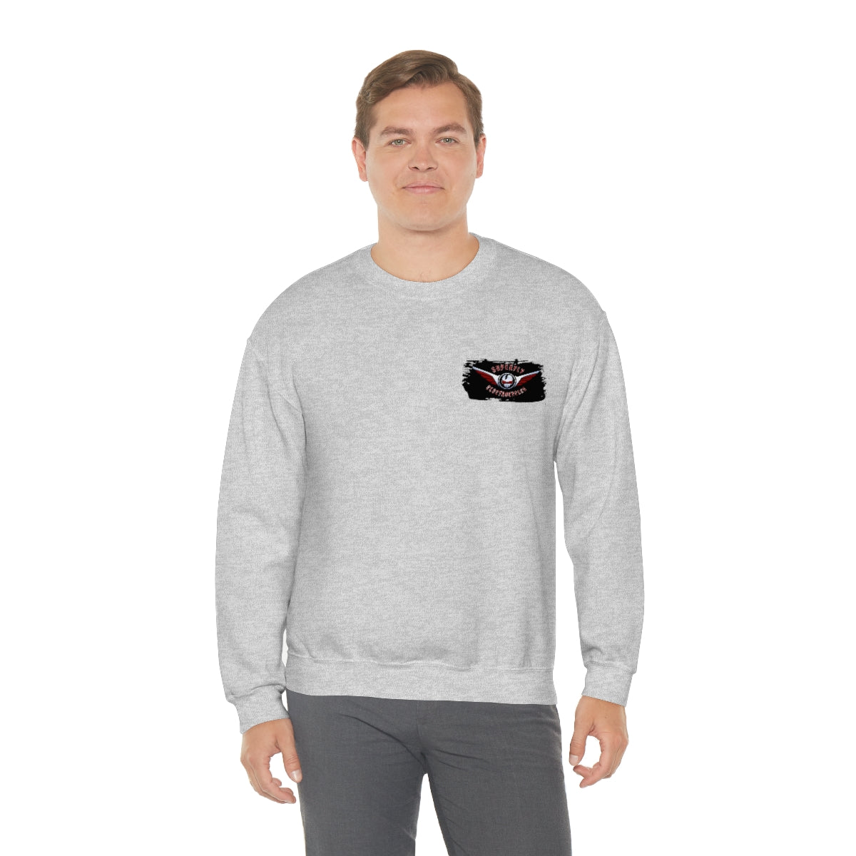 OFFICIAL Superfly ElectroCycles Shop Heavy Blend Sweatshirt (Gildan)- (F/B Print)