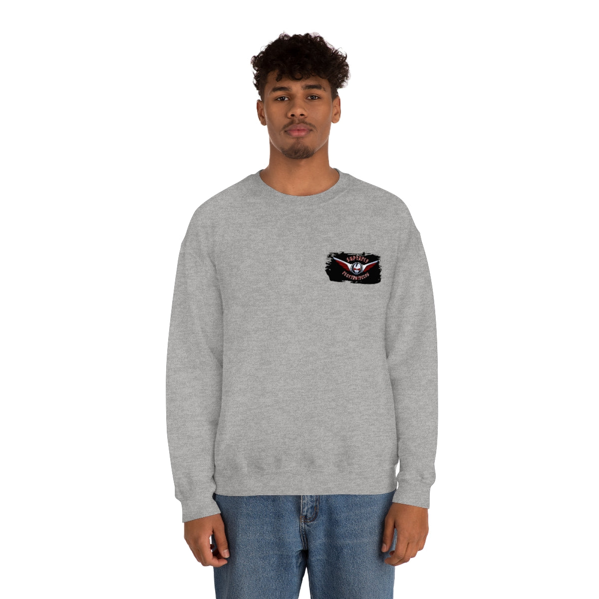 OFFICIAL Superfly ElectroCycles Shop Heavy Blend Sweatshirt (Gildan)- (F/B Print)