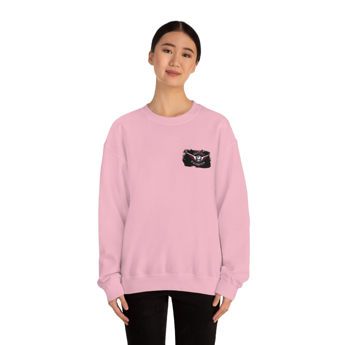 OFFICIAL Superfly ElectroCycles Shop Heavy Blend Sweatshirt (Gildan)- (F/B Print)