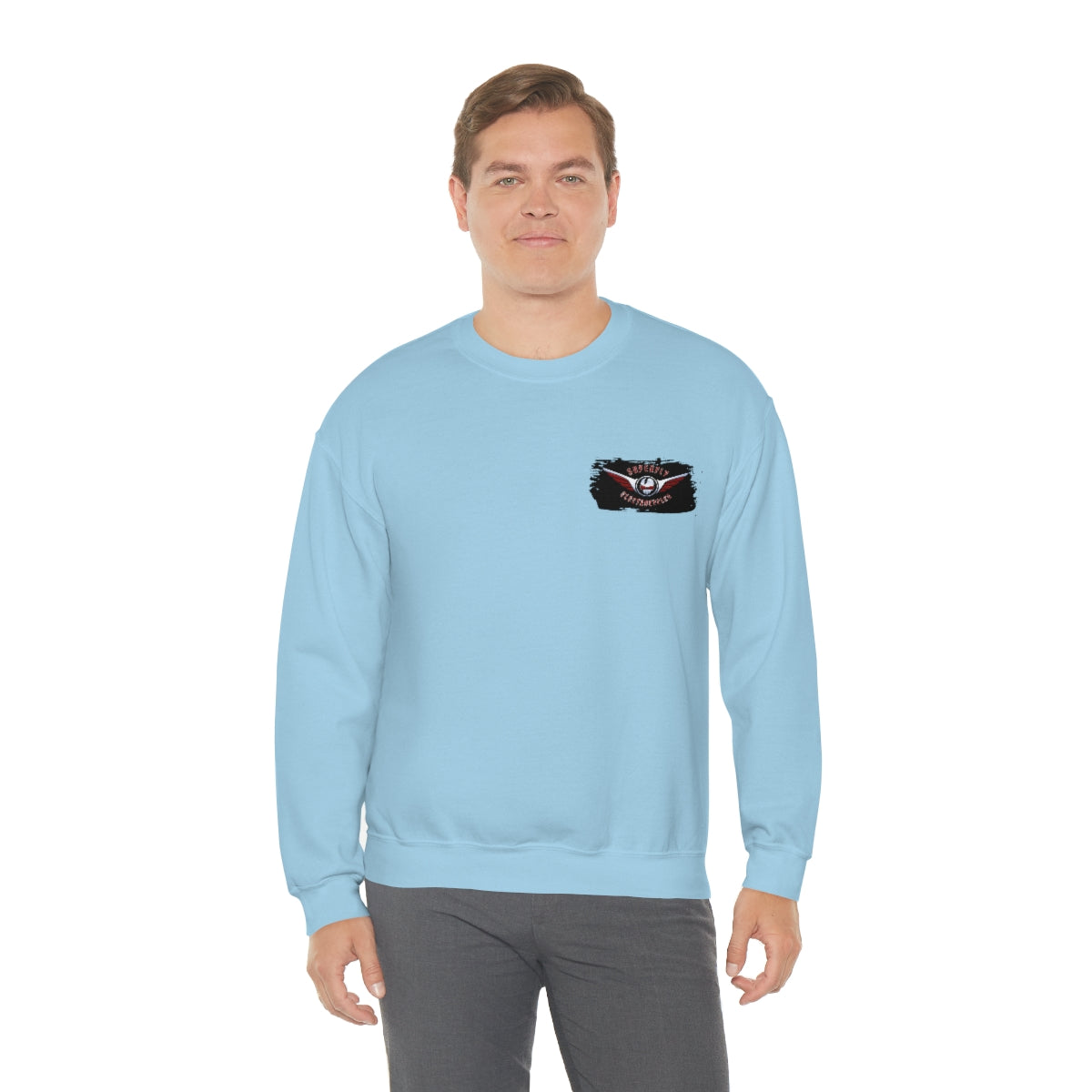 OFFICIAL Superfly ElectroCycles Shop Heavy Blend Sweatshirt (Gildan)- (F/B Print)