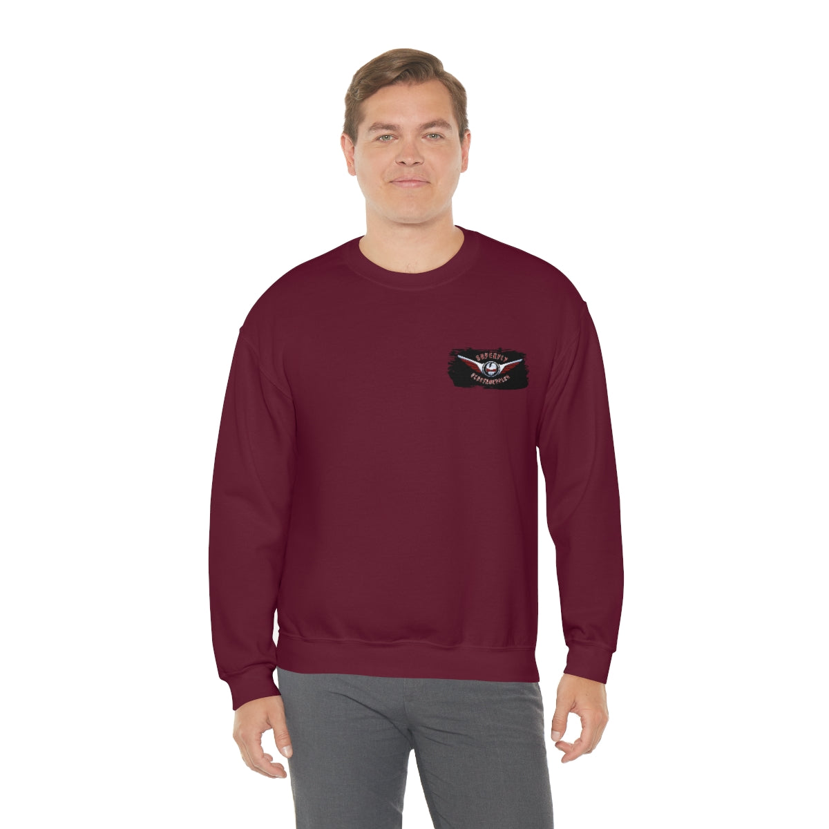 OFFICIAL Superfly ElectroCycles Shop Heavy Blend Sweatshirt (Gildan)- (F/B Print)