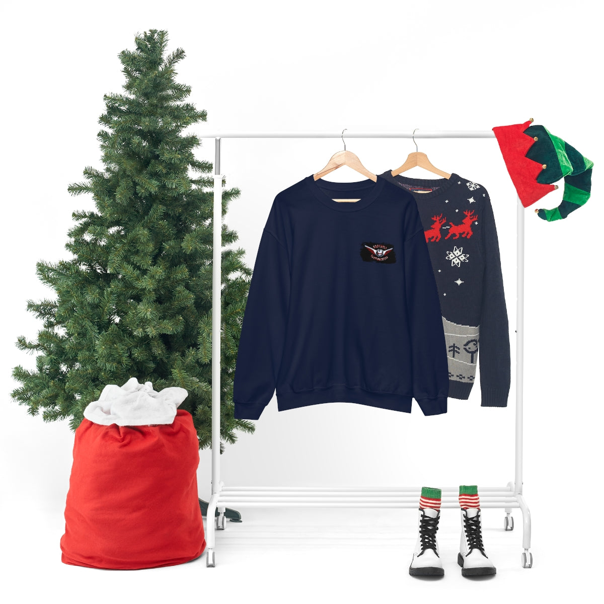 OFFICIAL Superfly ElectroCycles Shop Heavy Blend Sweatshirt (Gildan)- (F/B Print)