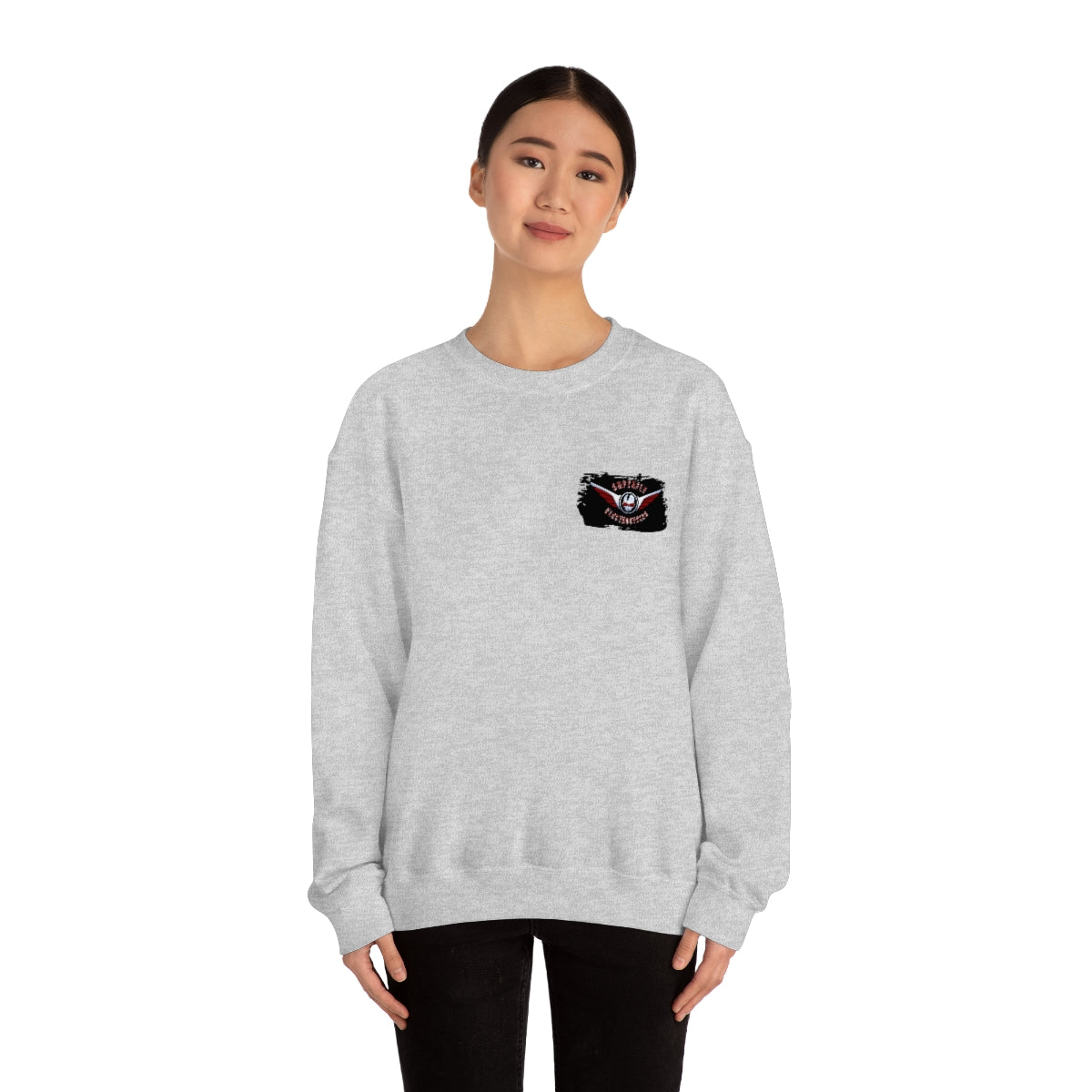 OFFICIAL Superfly ElectroCycles Shop Heavy Blend Sweatshirt (Gildan)- (F/B Print)
