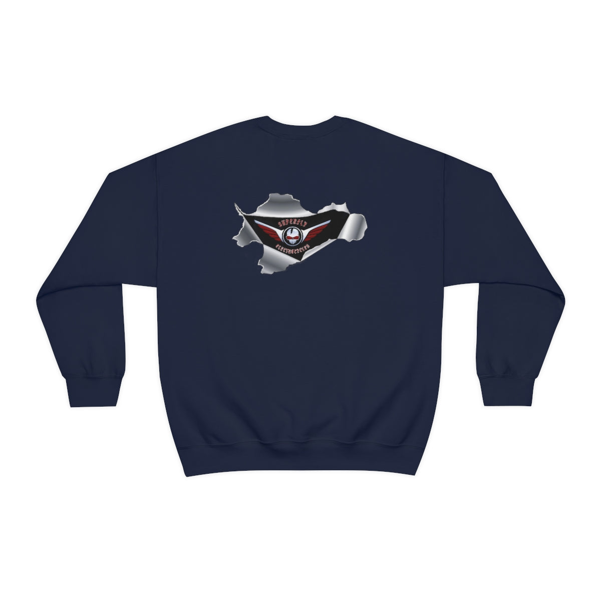 OFFICIAL Superfly ElectroCycles Shop Heavy Blend Sweatshirt (Gildan)- (F/B Print)