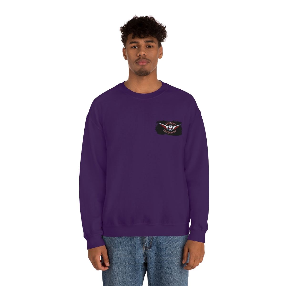 OFFICIAL Superfly ElectroCycles Shop Heavy Blend Sweatshirt (Gildan)- (F/B Print)