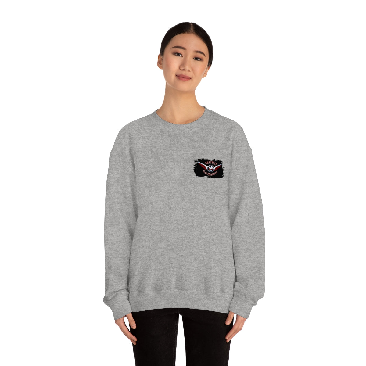 OFFICIAL Superfly ElectroCycles Shop Heavy Blend Sweatshirt (Gildan)- (F/B Print)