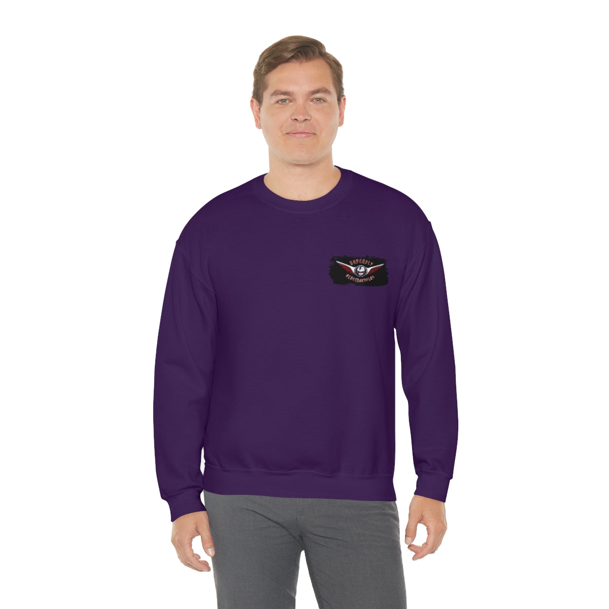OFFICIAL Superfly ElectroCycles Shop Heavy Blend Sweatshirt (Gildan)- (F/B Print)