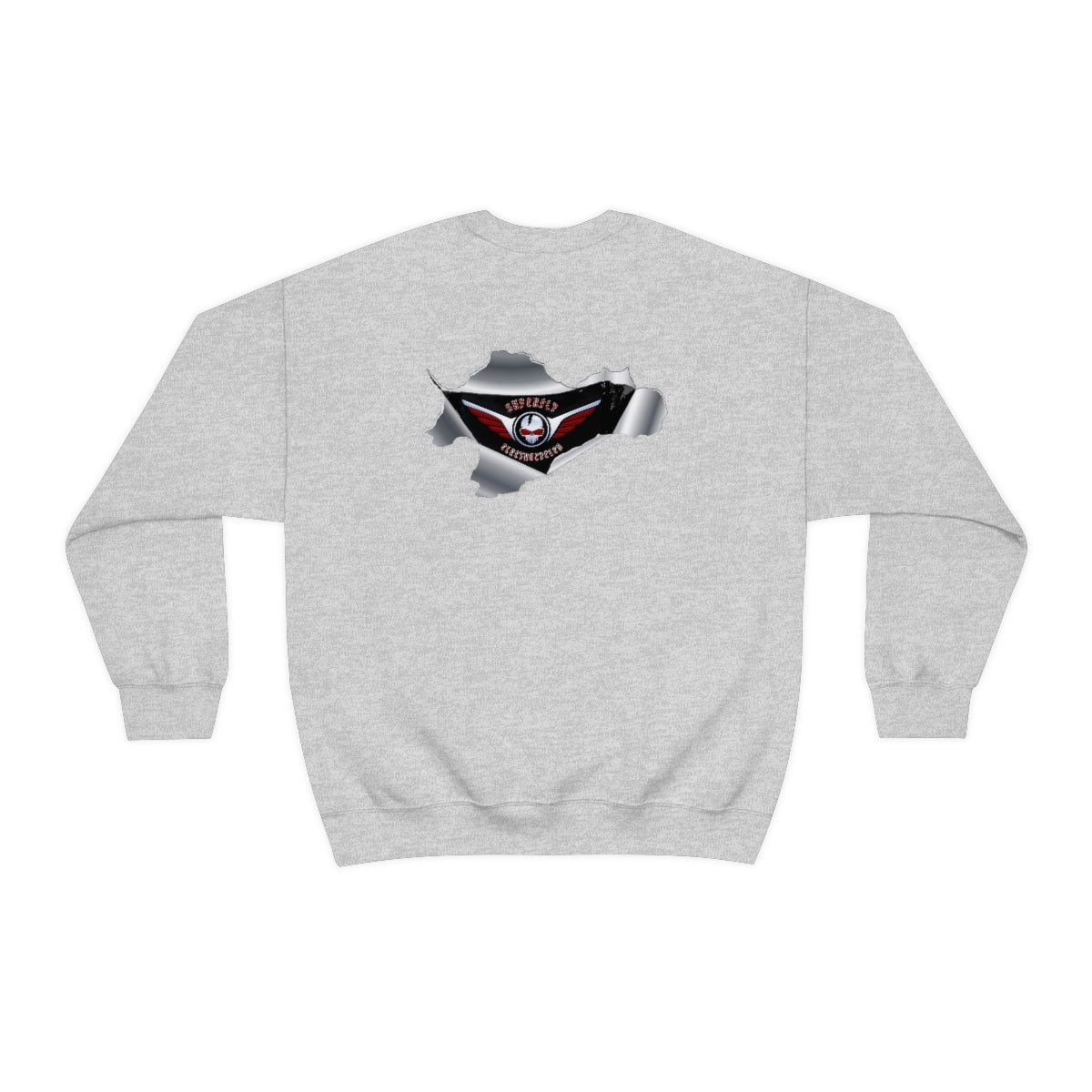 OFFICIAL Superfly ElectroCycles Shop Heavy Blend Sweatshirt (Gildan)- (F/B Print)