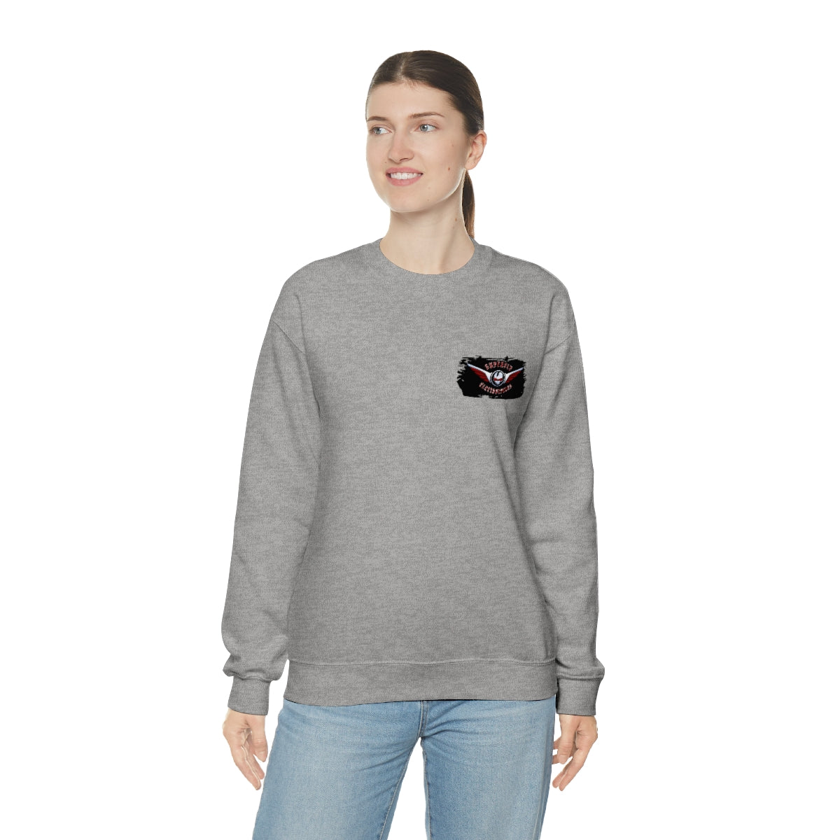 OFFICIAL Superfly ElectroCycles Shop Heavy Blend Sweatshirt (Gildan)- (F/B Print)