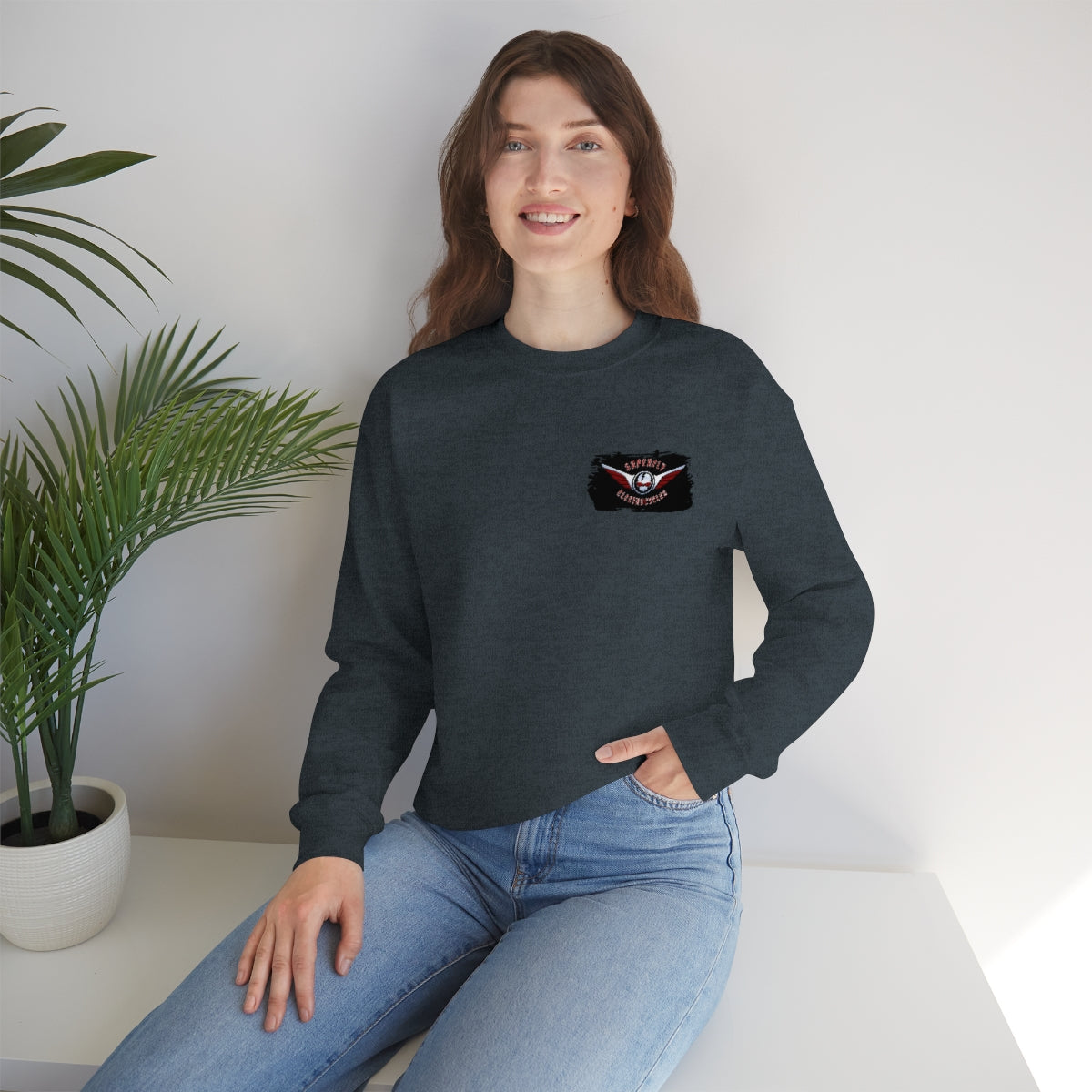 OFFICIAL Superfly ElectroCycles Shop Heavy Blend Sweatshirt (Gildan)- (F/B Print)