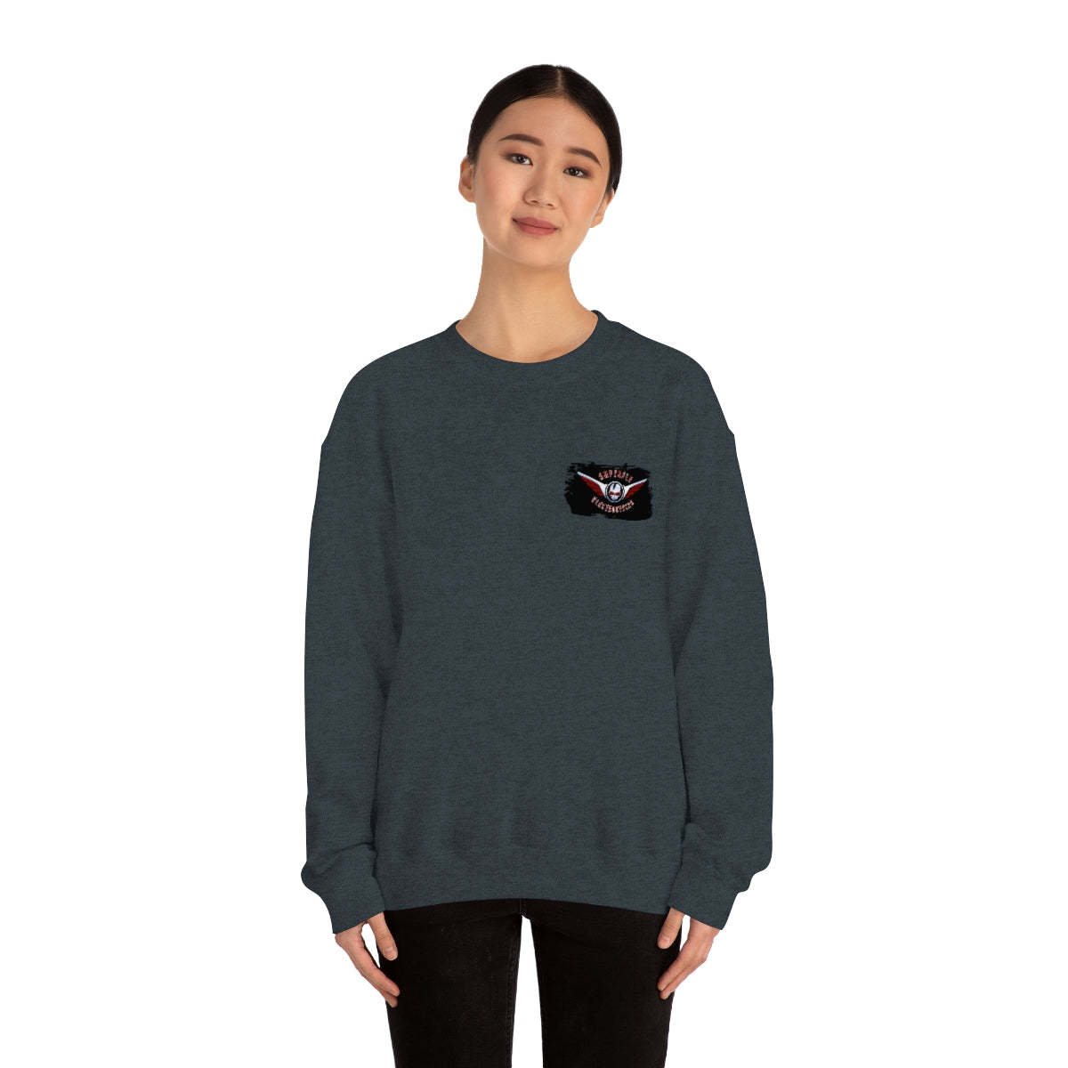 OFFICIAL Superfly ElectroCycles Shop Heavy Blend Sweatshirt (Gildan)- (F/B Print)