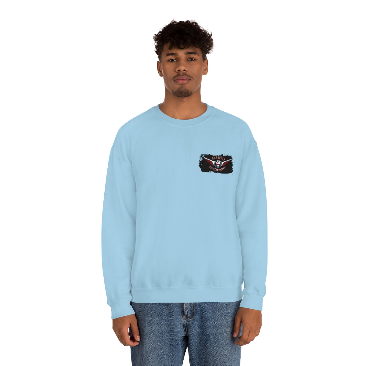 OFFICIAL Superfly ElectroCycles Shop Heavy Blend Sweatshirt (Gildan)- (F/B Print)