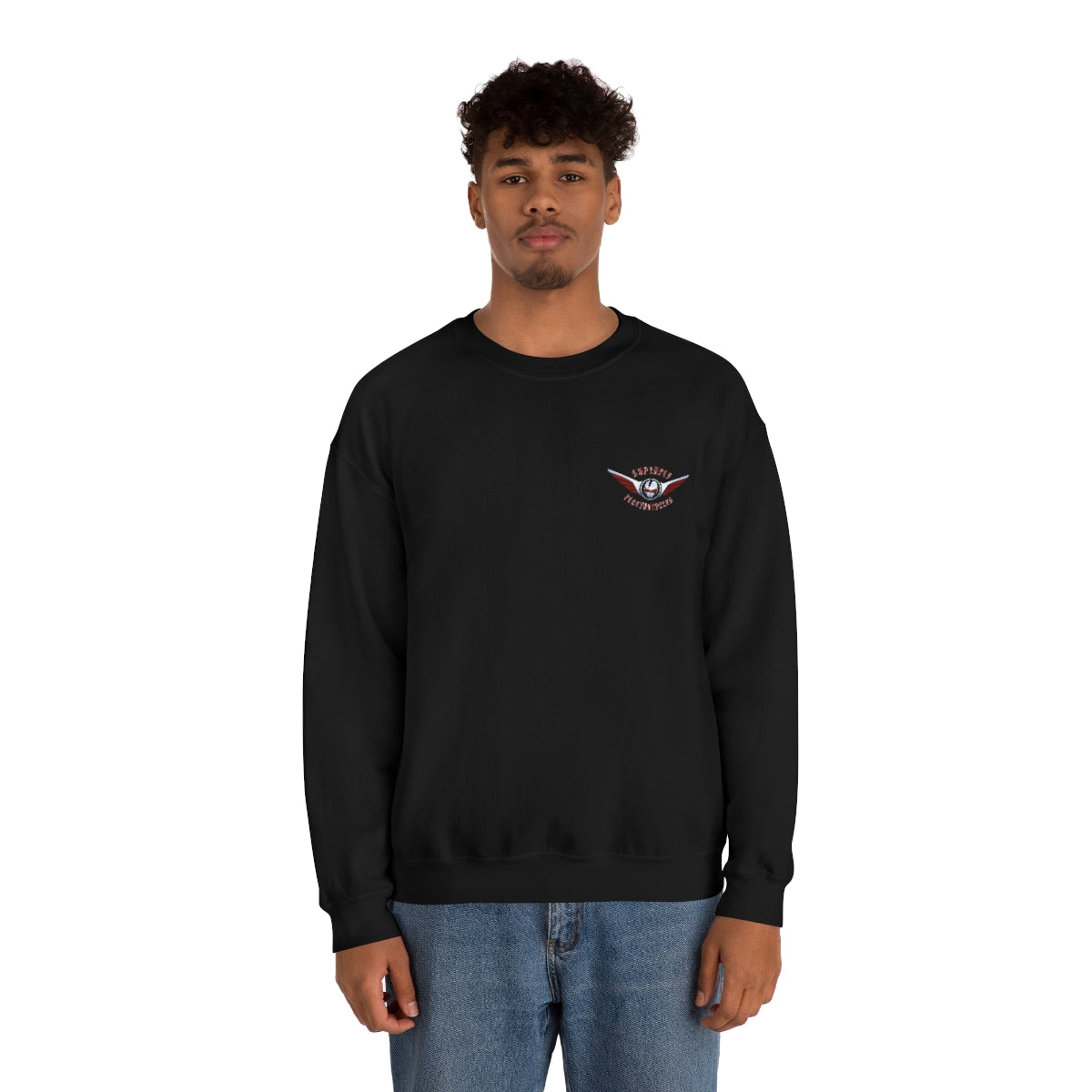 OFFICIAL Superfly ElectroCycles Shop Heavy Blend Sweatshirt (Gildan)- (F/B Print)