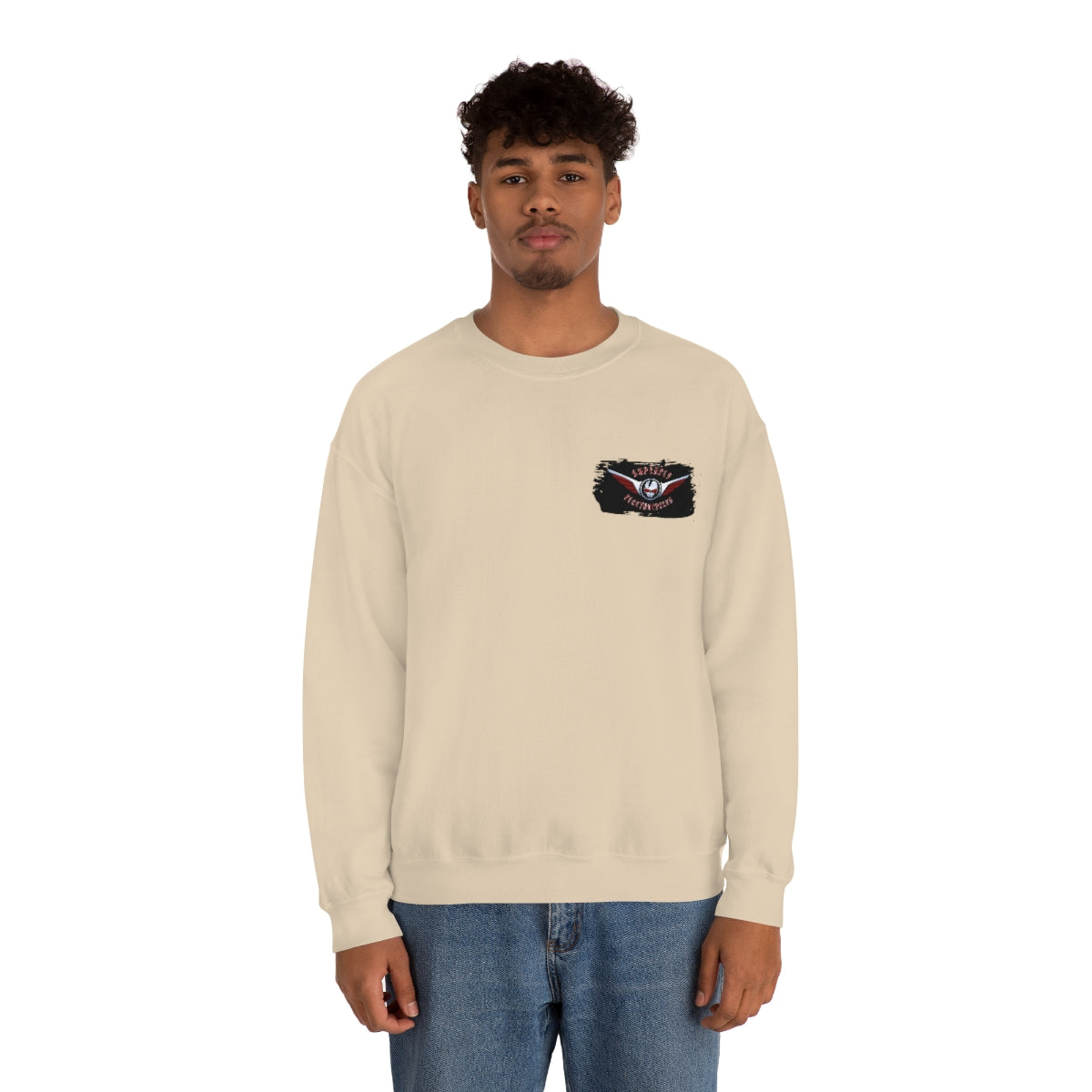 OFFICIAL Superfly ElectroCycles Shop Heavy Blend Sweatshirt (Gildan)- (F/B Print)