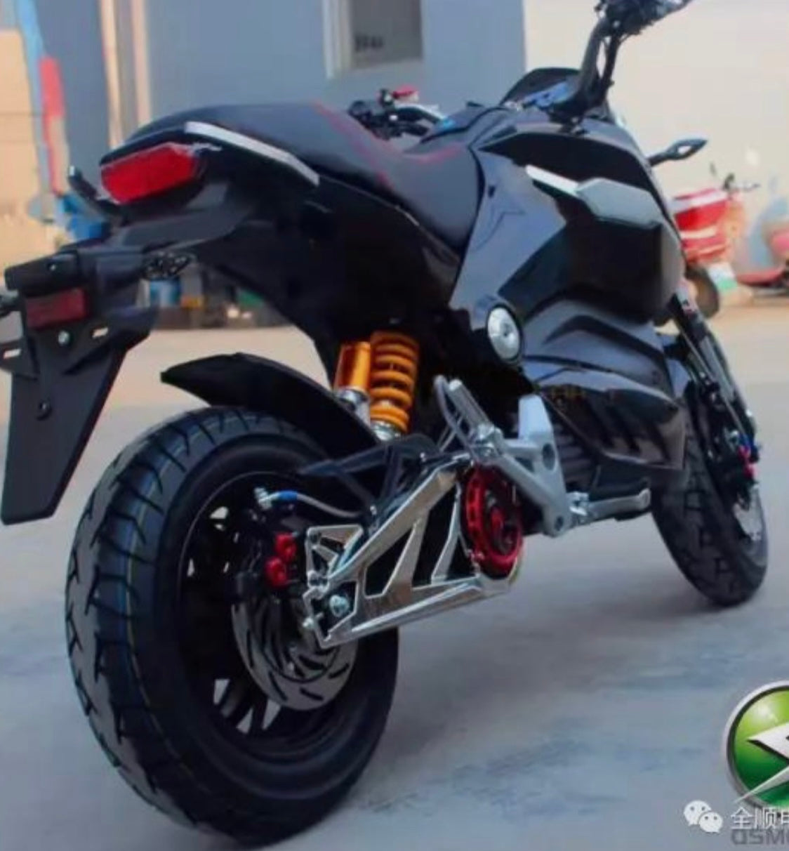 MEGAVOLT (Superfly) Electro-Cycle, Model: EV-M5SS 4000w Lithium, Mid Motor Mount, Electric Motorcycle Scooter